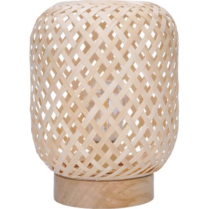 LED Dekorační stolní lampa BOHO LED/2xAAA ratan