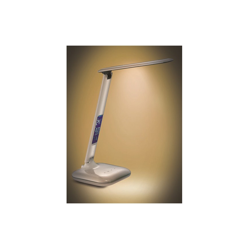 LED stolní lampa stmívatelná s displejem LED/6W/230V