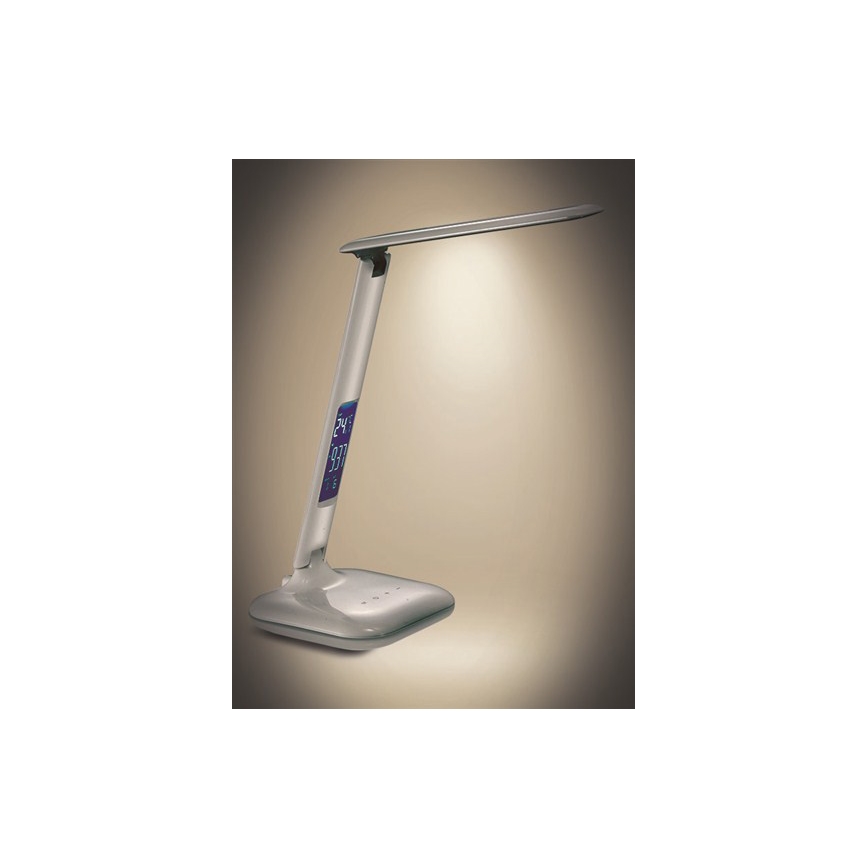 LED stolní lampa stmívatelná s displejem LED/6W/230V