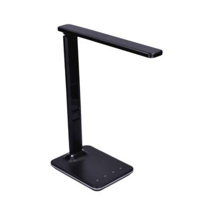 LED stolní lampa s displejem LED/9W/230V černá