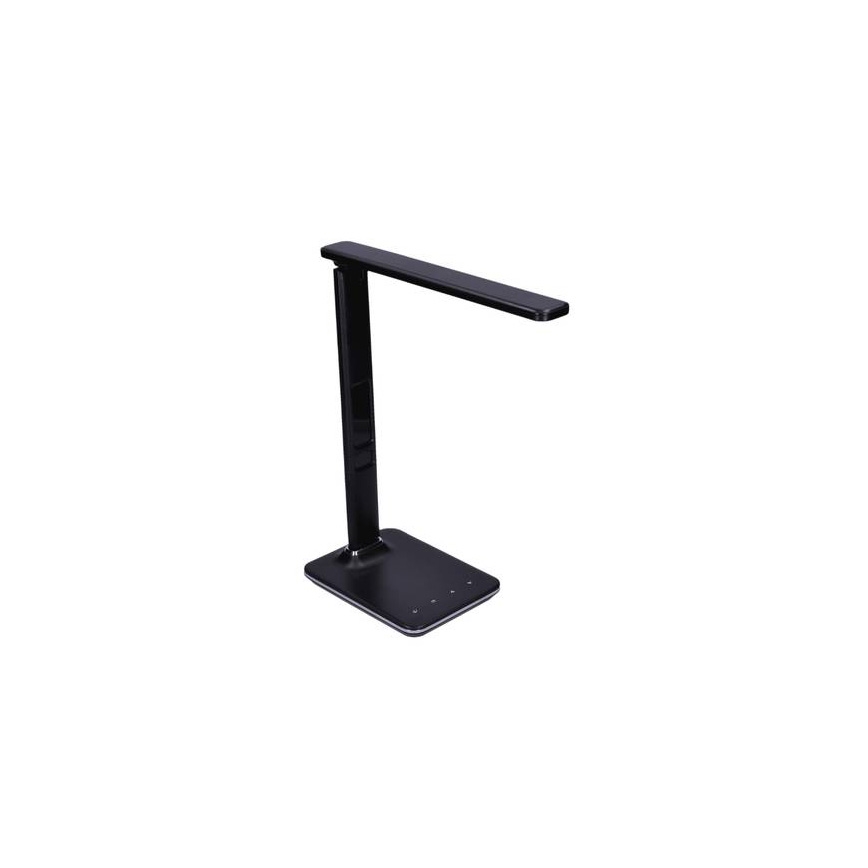 LED stolní lampa s displejem LED/9W/230V černá