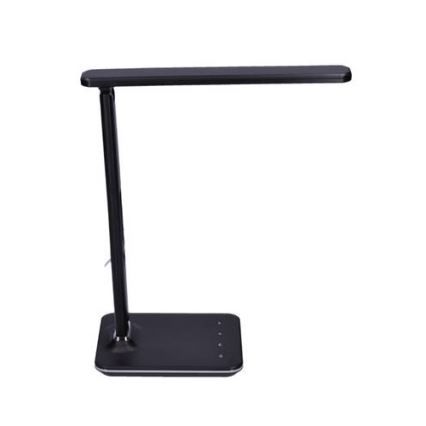 LED stolní lampa s displejem LED/9W/230V černá