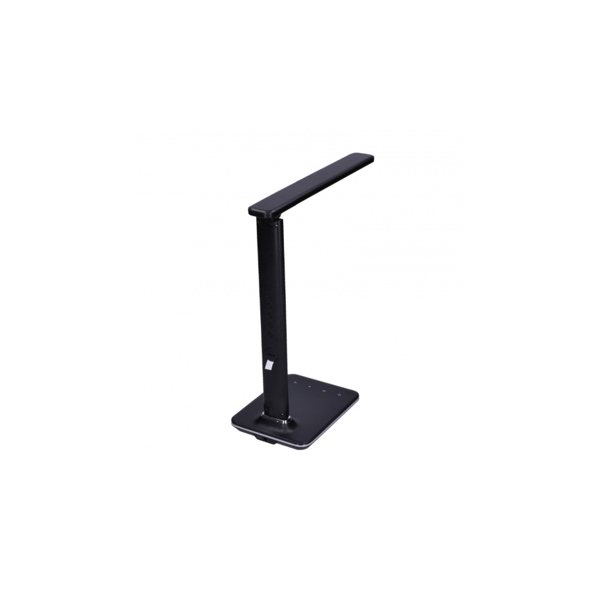 LED stolní lampa s displejem LED/9W/230V černá