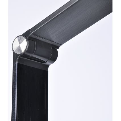 LED Stmívatelná stolní lampa s displejem LED/8W/230V černá