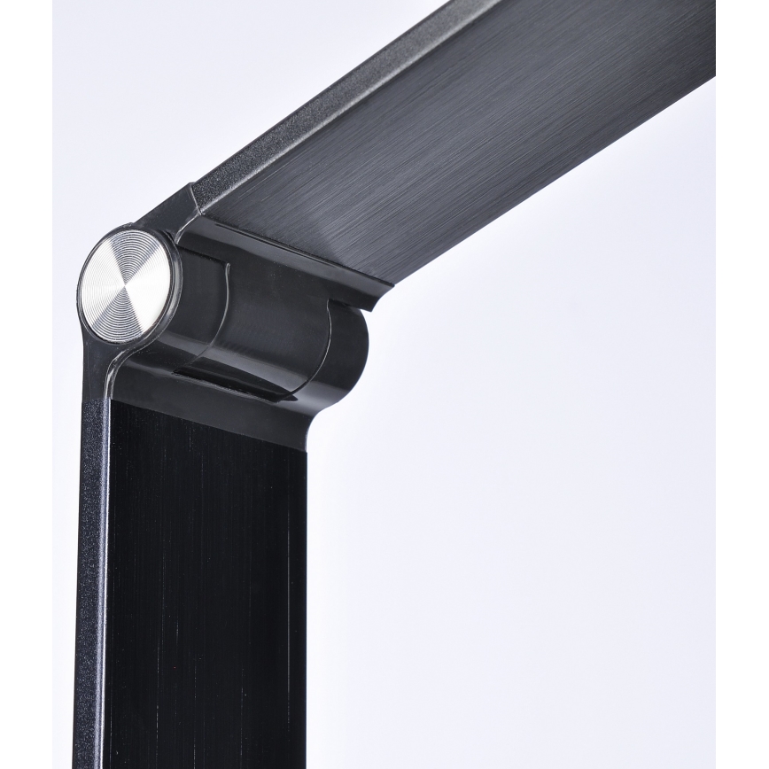 LED Stmívatelná stolní lampa s displejem LED/8W/230V černá