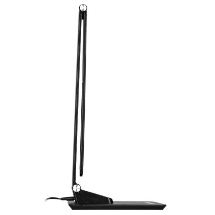 LED Stmívatelná stolní lampa s displejem LED/8W/230V černá