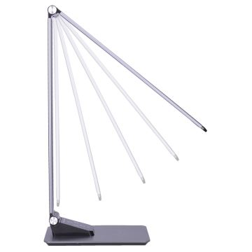 LED Stmívatelná stolní lampa s bezdrátovým nabíjením LED/10W/230V chrom