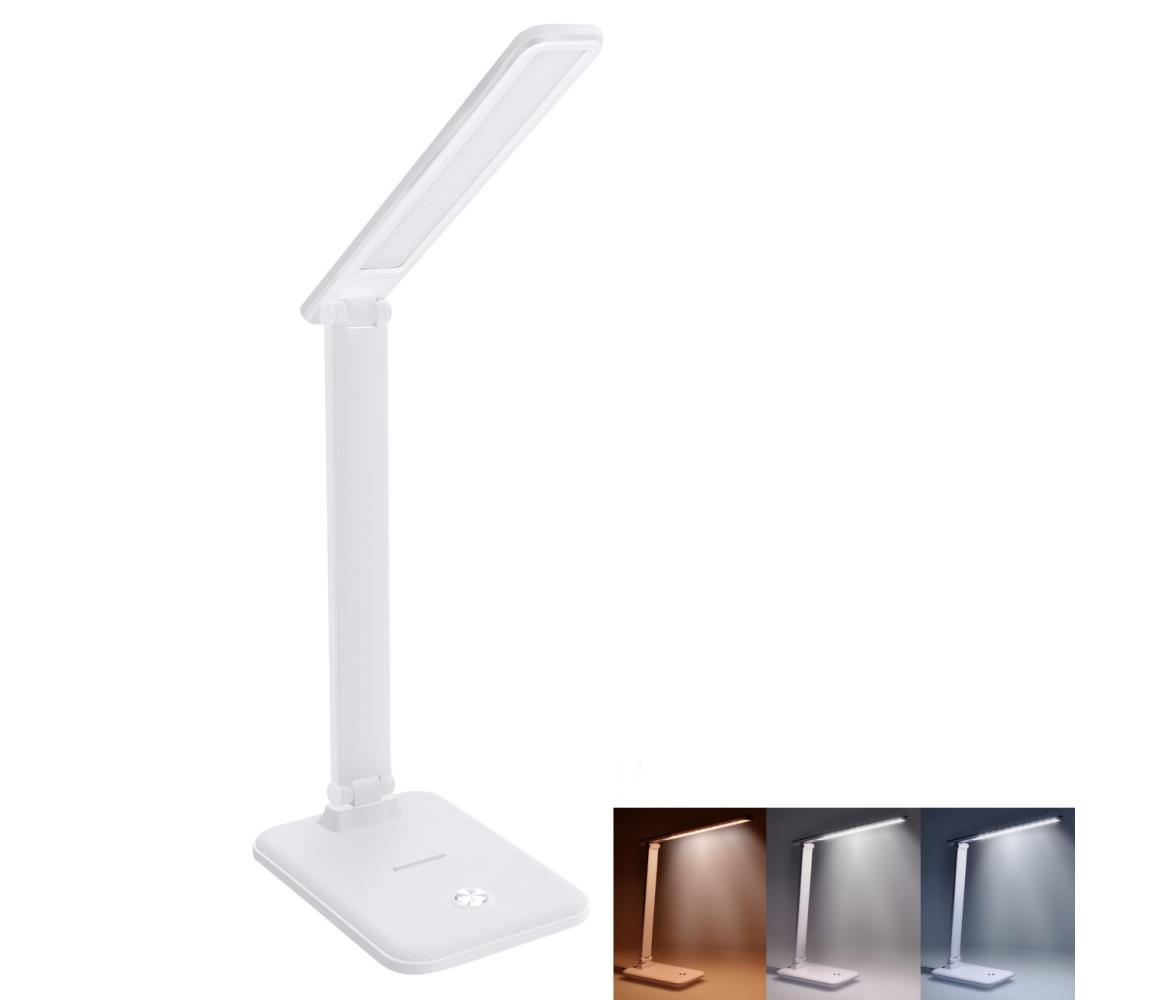   WO64-W - LED Stmívatelná stolní lampa LED/10W/230V 3000/4500/6000K bílá 