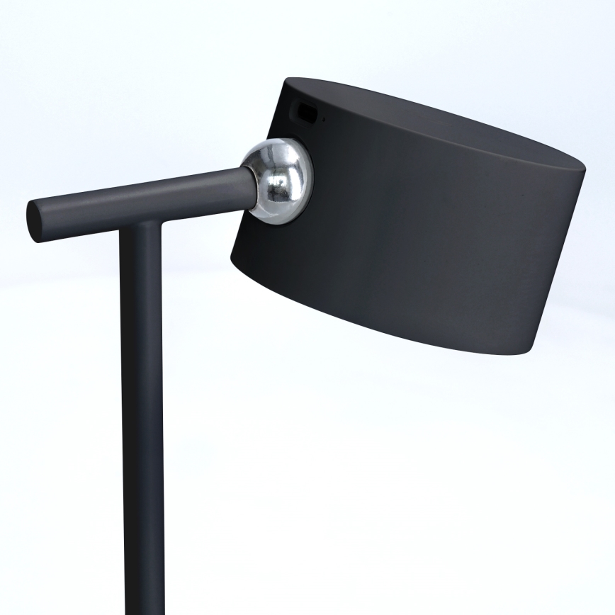 LED Stmívatelná dotyková nabíjecí lampa 3v1 LED/4W/2000 mAh 3000/4000/6500K černá