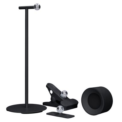 LED Stmívatelná dotyková nabíjecí lampa 3v1 LED/4W/2000 mAh 3000/4000/6500K černá