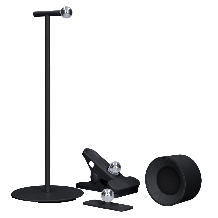 LED Stmívatelná dotyková nabíjecí lampa 3v1 LED/4W/2000 mAh 3000/4000/6500K černá