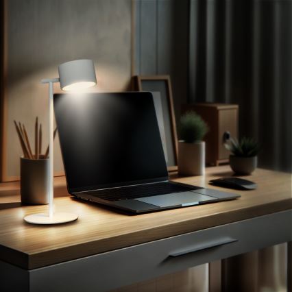 LED Stmívatelná dotyková nabíjecí lampa 3v1 LED/4W/2000 mAh 3000/4000/6500K bílá