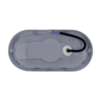 LED Venkovní nástěnné svítidlo LED/13W/230V 4000K IP54 šedá oválný