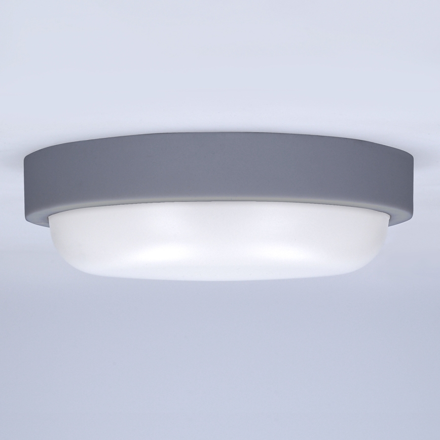 LED Venkovní nástěnné svítidlo LED/13W/230V 4000K IP54 šedá kulatý