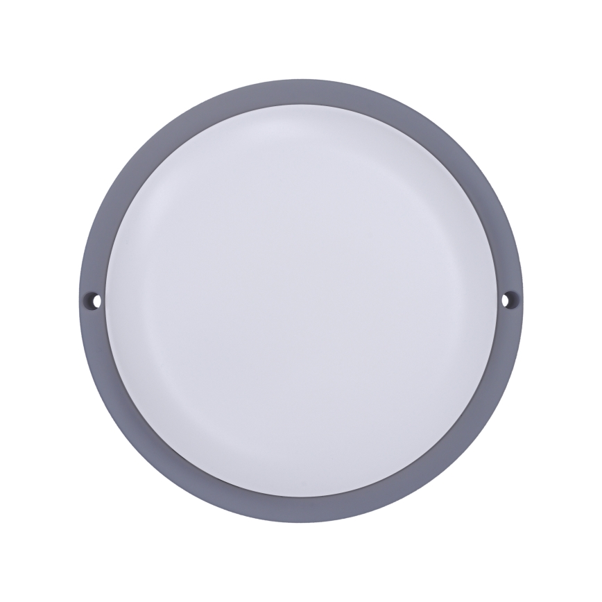 LED Venkovní nástěnné svítidlo LED/13W/230V 4000K IP54 šedá kulatý