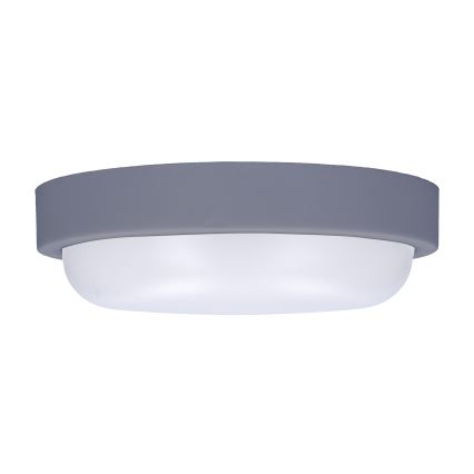 LED Venkovní nástěnné svítidlo LED/13W/230V 4000K IP54 šedá kulatý