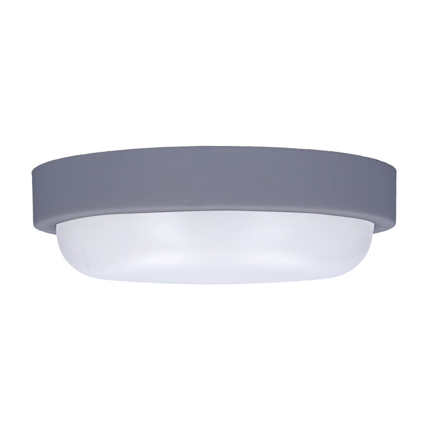 LED Venkovní nástěnné svítidlo LED/13W/230V 4000K IP54 šedá kulatý