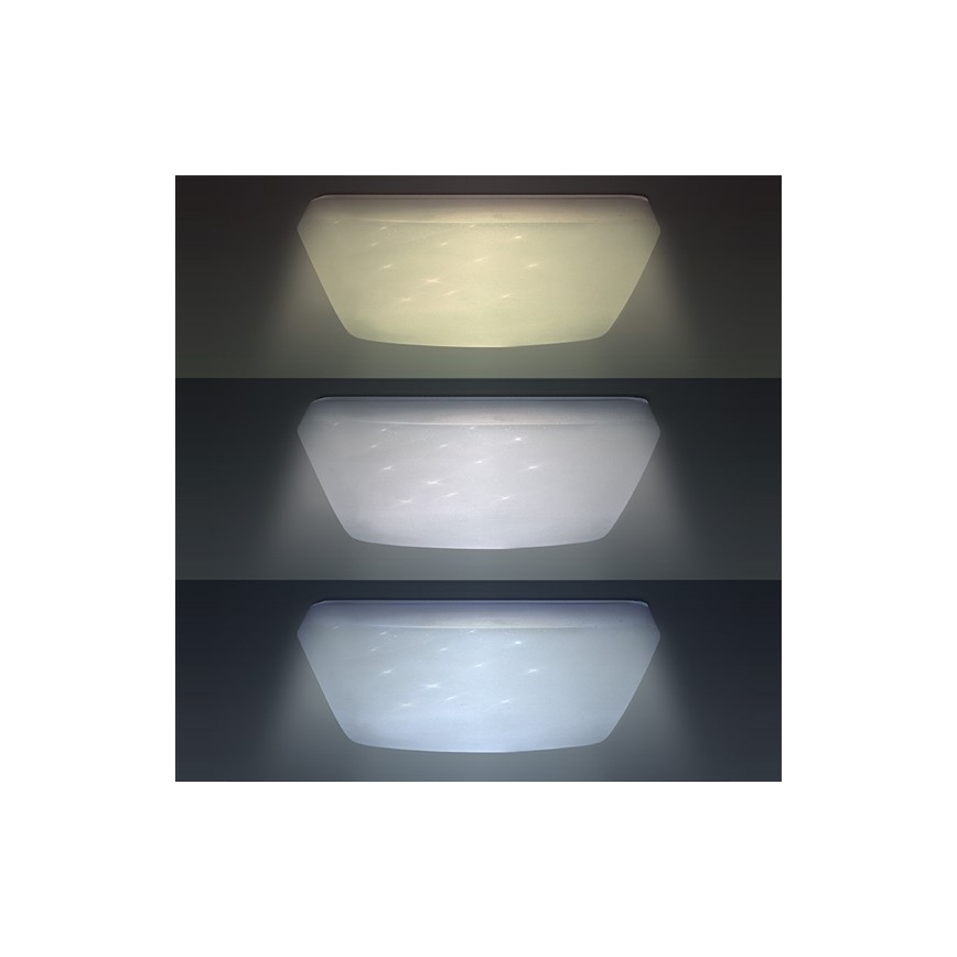LED Stmívatelné stropní svítidlo STAR LED/24W/230V + dálkové ovládání