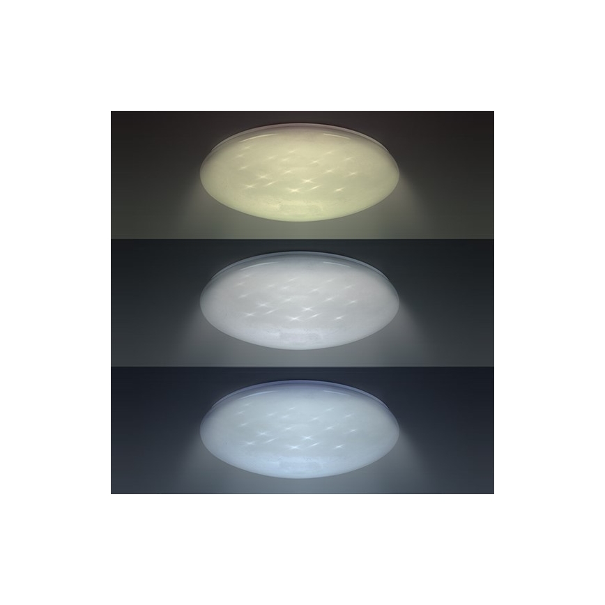 LED Stmívatelné stropní svítidlo STAR LED/24W/230V + dálkové ovládání