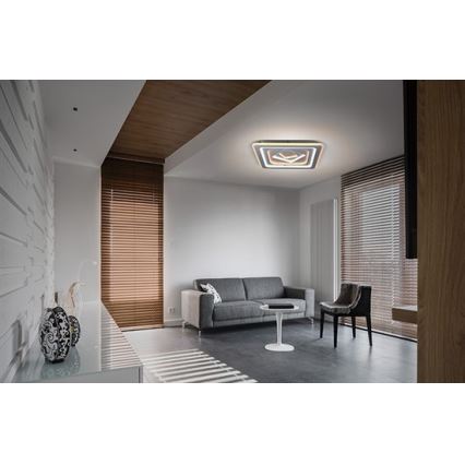 LED Stmívatelné stropní svítidlo TREVISO LED/48W/230V + dálkové ovládání
