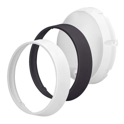 LED Venkovní nástěnné svítidlo se senzorem 2v1 LED/20W/230V 3000/4000/6500K IP65 pr. 22 cm