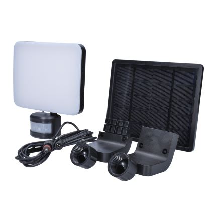 LED Solární reflektor se senzorem pohybu LED/11W/3,7V 4400mAh 3000K/4000K/6500K IP54
