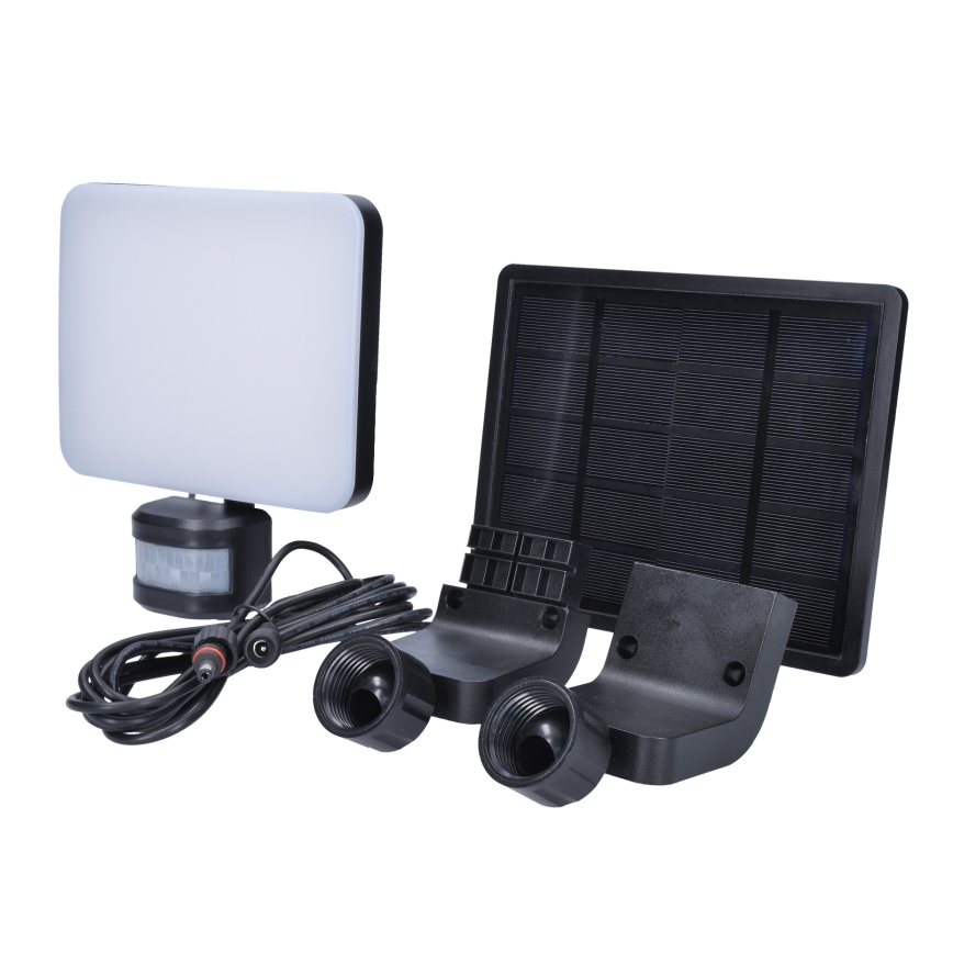 LED Solární reflektor se senzorem pohybu LED/11W/3,7V 4400mAh 3000K/4000K/6500K IP54