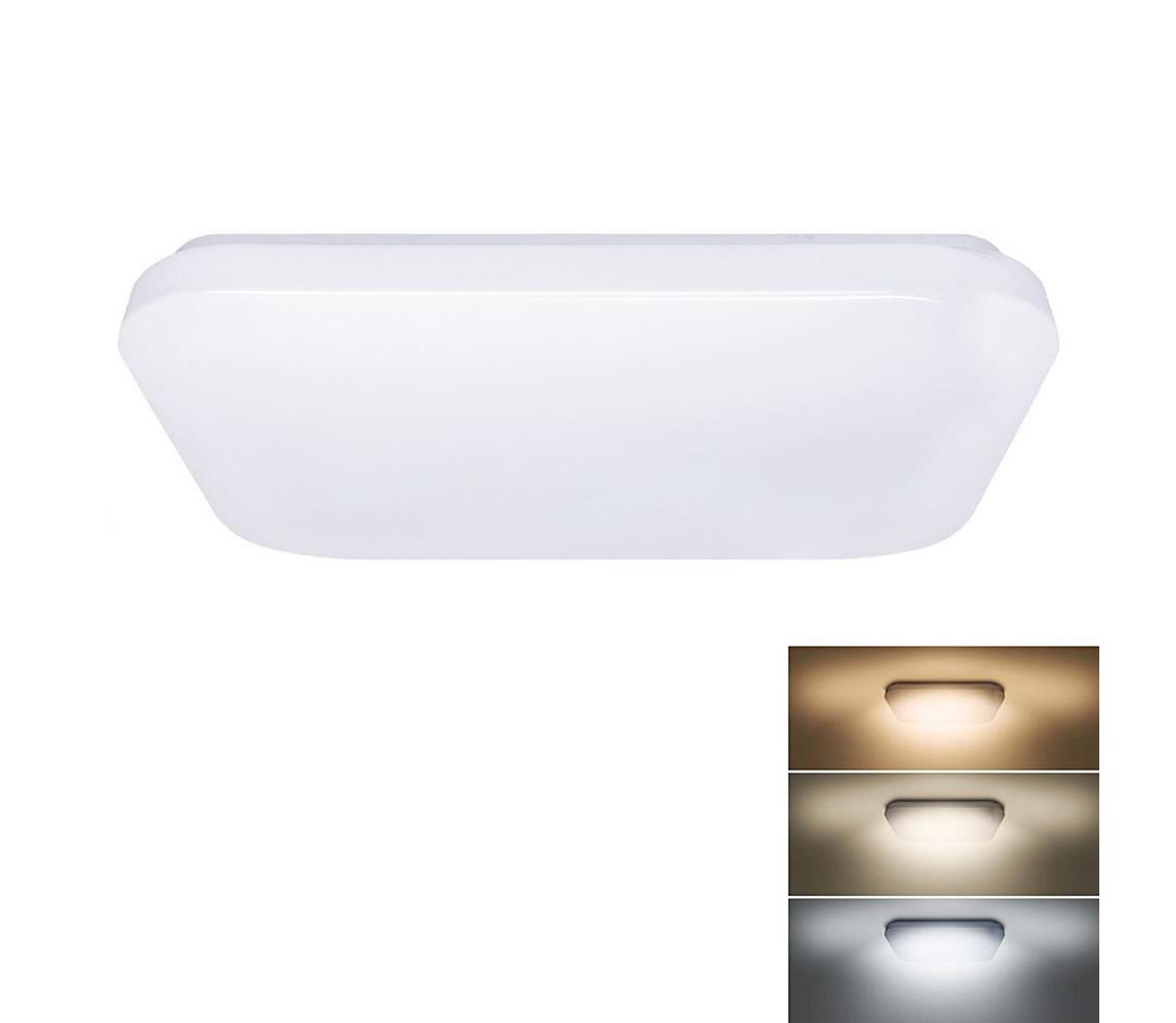 Solight Solight WO791- LED Stropní svítidlo PLAIN LED/24W/230V 3000K/4000K/6000K hranatý SL1091