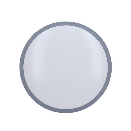 LED Stmívatelné stropní svítidlo GREY LED/48W/230V 3000-6500K šedá pr. 38 cm + dálkové ovládání
