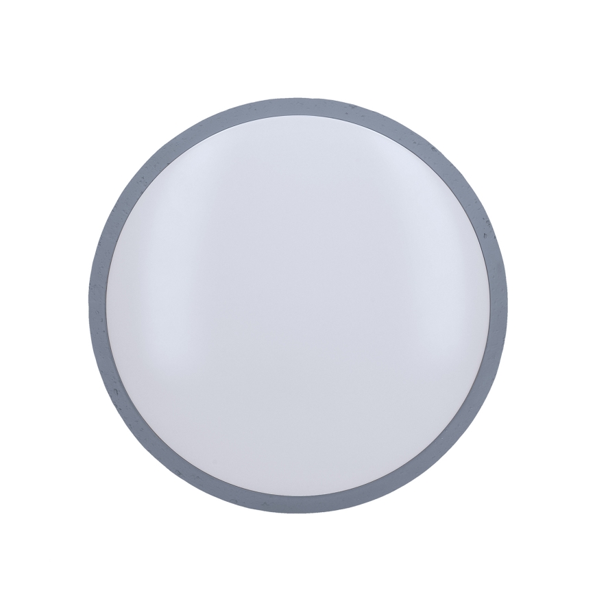 LED Stmívatelné stropní svítidlo GREY LED/48W/230V 3000-6500K šedá pr. 38 cm + dálkové ovládání