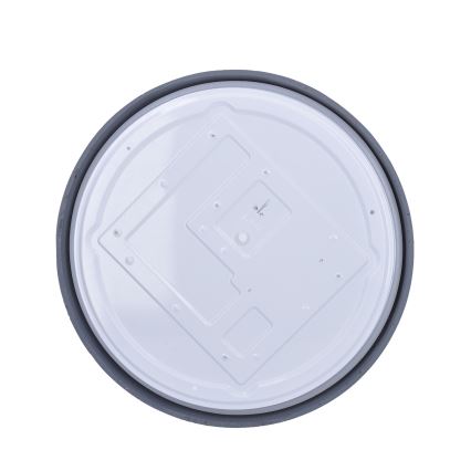 LED Stmívatelné stropní svítidlo GREY LED/48W/230V 3000-6500K šedá pr. 38 cm + dálkové ovládání