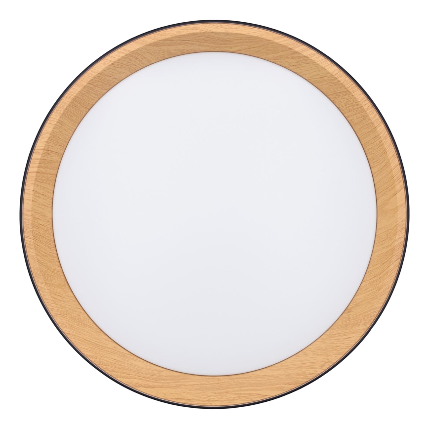 LED Stmívatelné stropní svítidlo LARIOS LED/48W/230V 3000-6500K pr.39 cm černá + dálkové ovládání