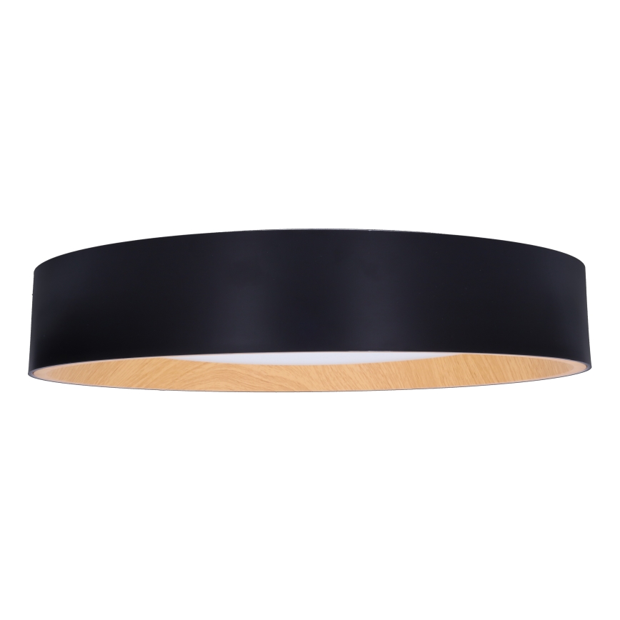 LED Stmívatelné stropní svítidlo LARIOS LED/48W/230V 3000-6500K pr.39 cm černá + dálkové ovládání