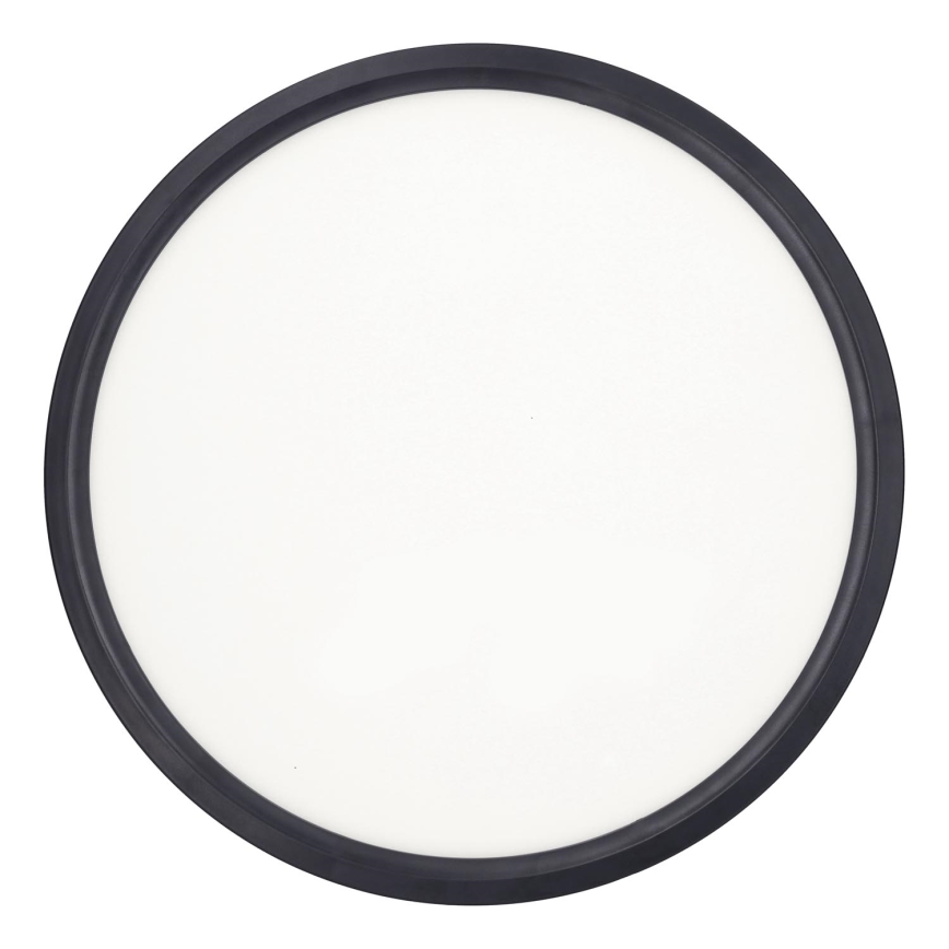 LED Stmívatelné stropní svítidlo ESTELA LED/36W/230V pr.30 cm černá + dálkové ovládání