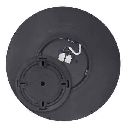 LED Stmívatelné stropní svítidlo ESTELA LED/36W/230V pr.30 cm černá + dálkové ovládání