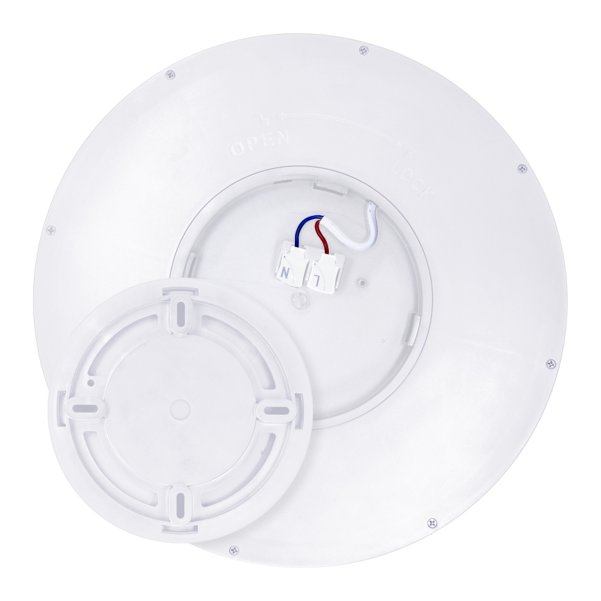 LED Stmívatelné stropní svítidlo ESTELA LED/36W/230V pr.30 cm bílá + dálkové ovládání