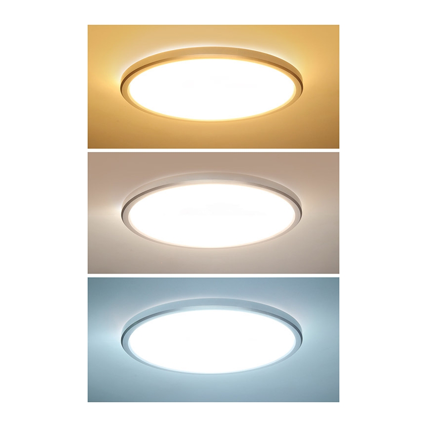 LED Koupelnové stropní svítidlo ACATE LED/24W/230V 3000/4000/6000K pr. 29,3 cm IP54