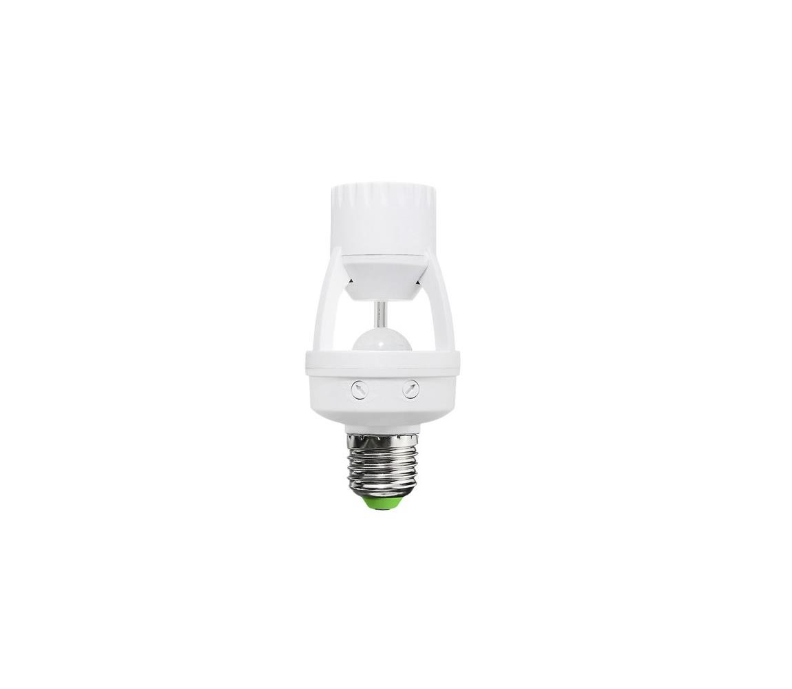 Solight PIR senzor pro E27 žárovku, bílý