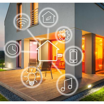 LED RGB Stmívatelná žárovka E14/5W/230V 3000-6500K Wi-Fi Tuya