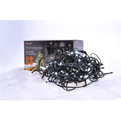 LED Vánoční venkovní řetěz 200xLED/230V IP44 20m studená bílá