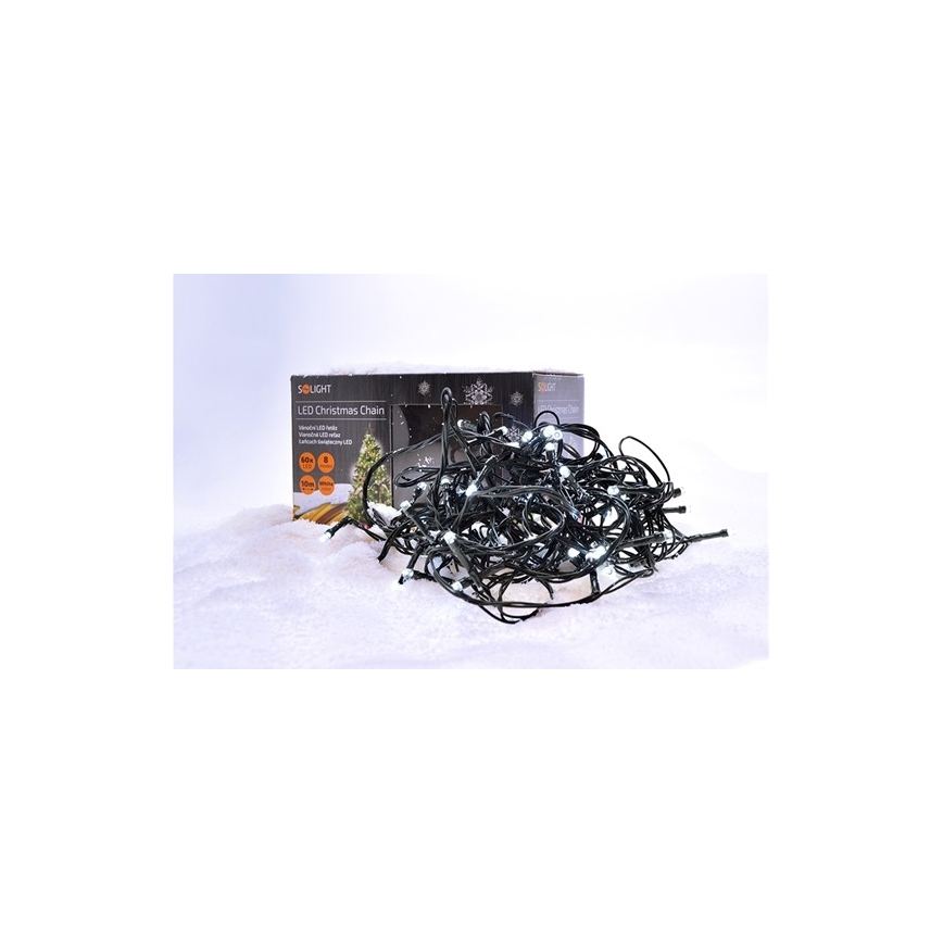 LED Vánoční venkovní řetěz 200xLED/230V IP44 20m studená bílá