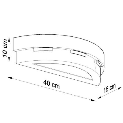 Nástěnné svítidlo HELIOS 1xE27/60W/230V bílá