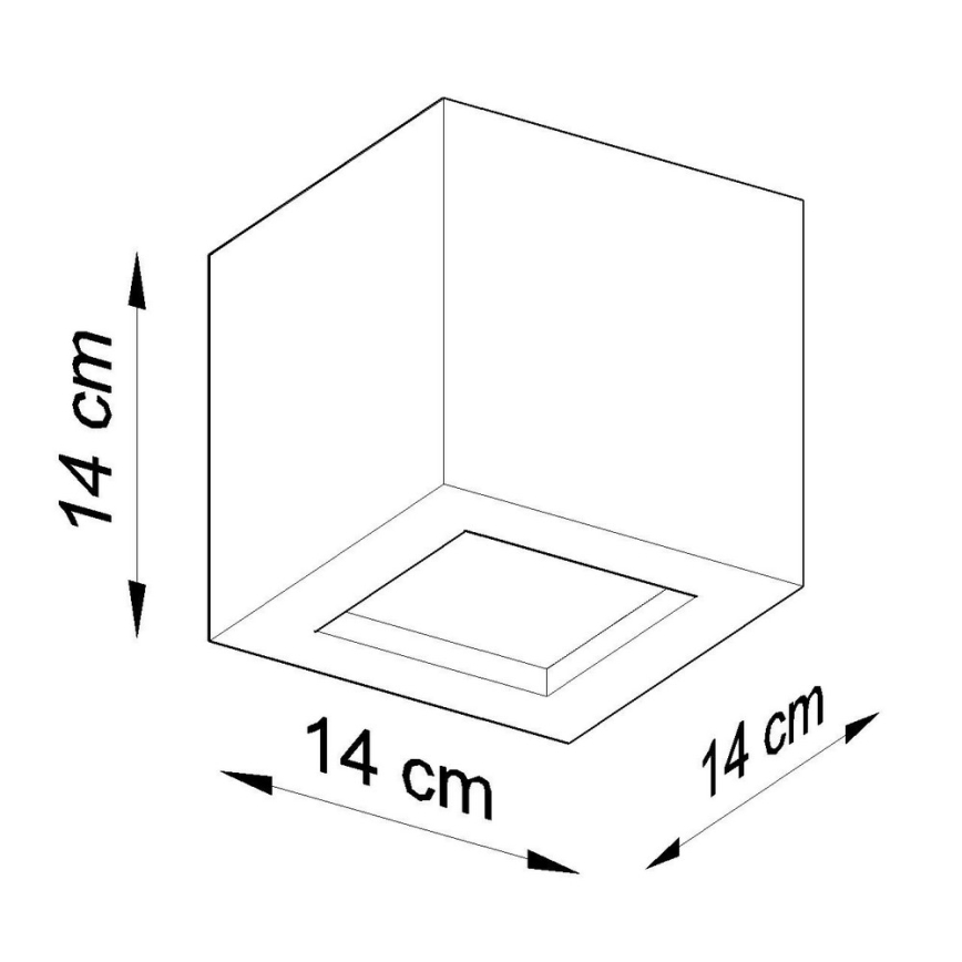 Nástěnné svítidlo LEO 1xE27/60W/230V bílá