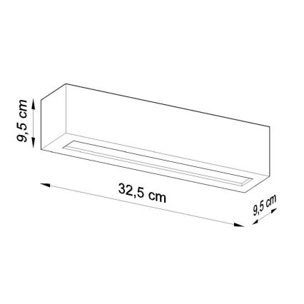 Nástěnné svítidlo VEGA 1xE27/60W/230V bílá