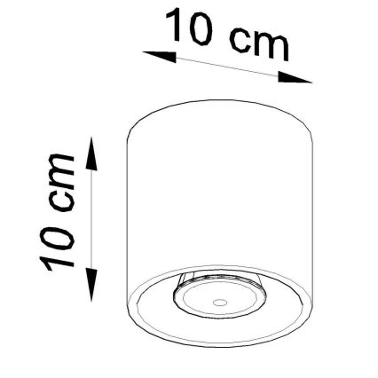 Bodové svítidlo ORBIS 1 1xGU10/10W/230V černá