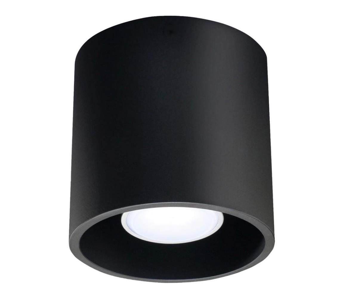Sollux Sollux SL.0016 - Stropní svítidlo ORBIS 1 1xGU10/40W/230V černá SLX0007