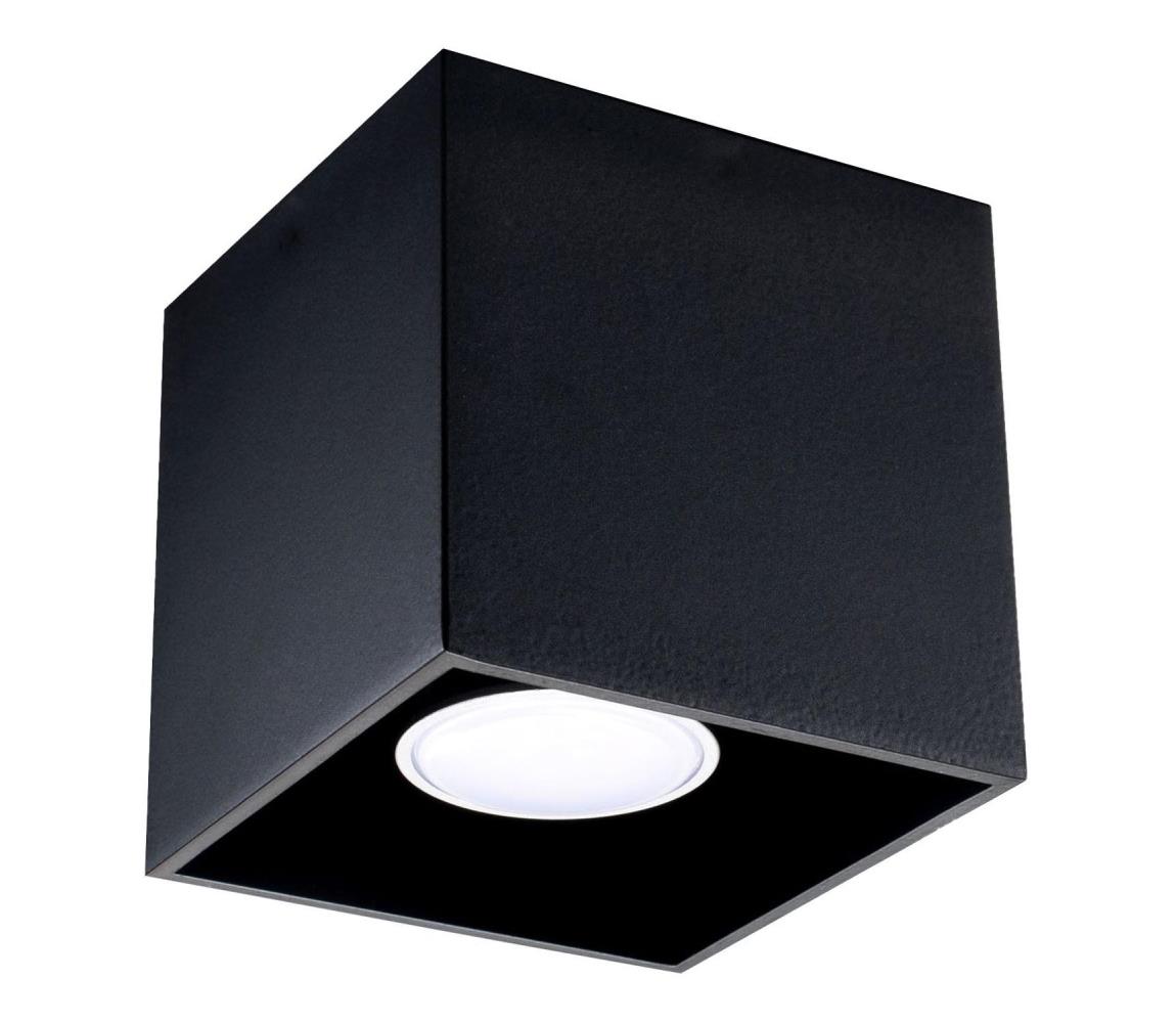 Sollux Sollux SL.0022 - Stropní svítidlo QUAD 1 1xGU10/40W/230V černá SLX0010
