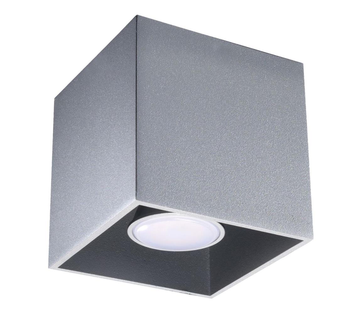 Sollux Sollux SL.0024 - Stropní svítidlo QUAD 1 1xGU10/40W/230V šedá SLX0011