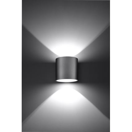 Nástěnné bodové svítidlo ORBIS 1 1xG9/40W/230V šedá