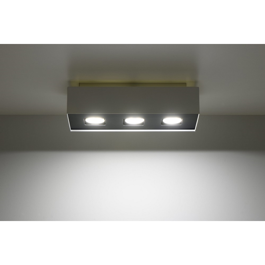 Stropní svítidlo MONO 3 3xGU10/40W/230V